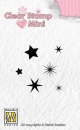 Nellies Choice Mini Clearstamp - Stars